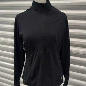 Mountain Hardwear 1/2 Zip Mockneck Pullover Top Women's S Made in the USA